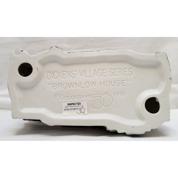 VTG Dept 56 Dickens' Village Series Oliver Twist BROWNLOW HOUSE #55530 Retired - Picture 8 of 13